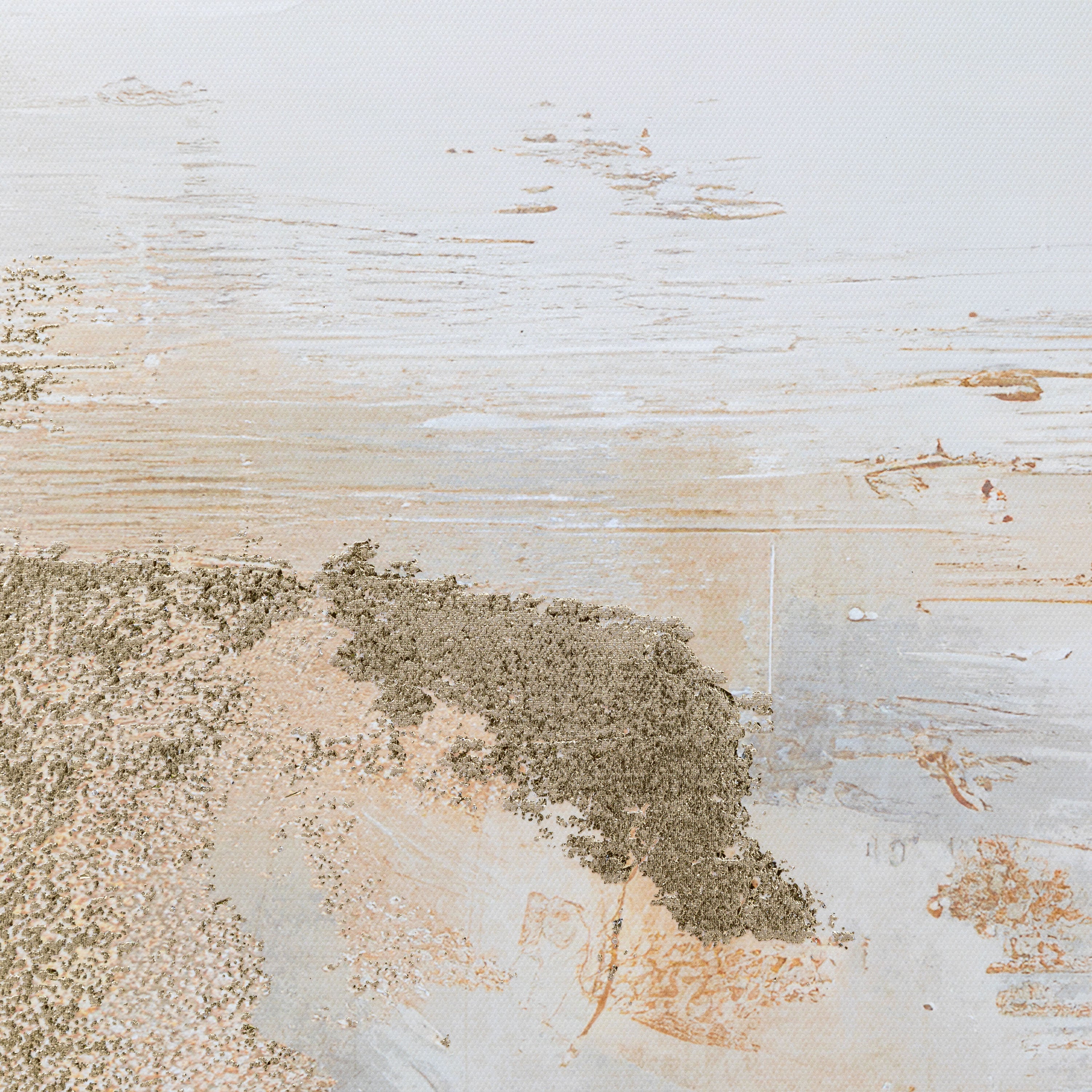 Ethereal Golden Sunset Framed Canvas Wall Art